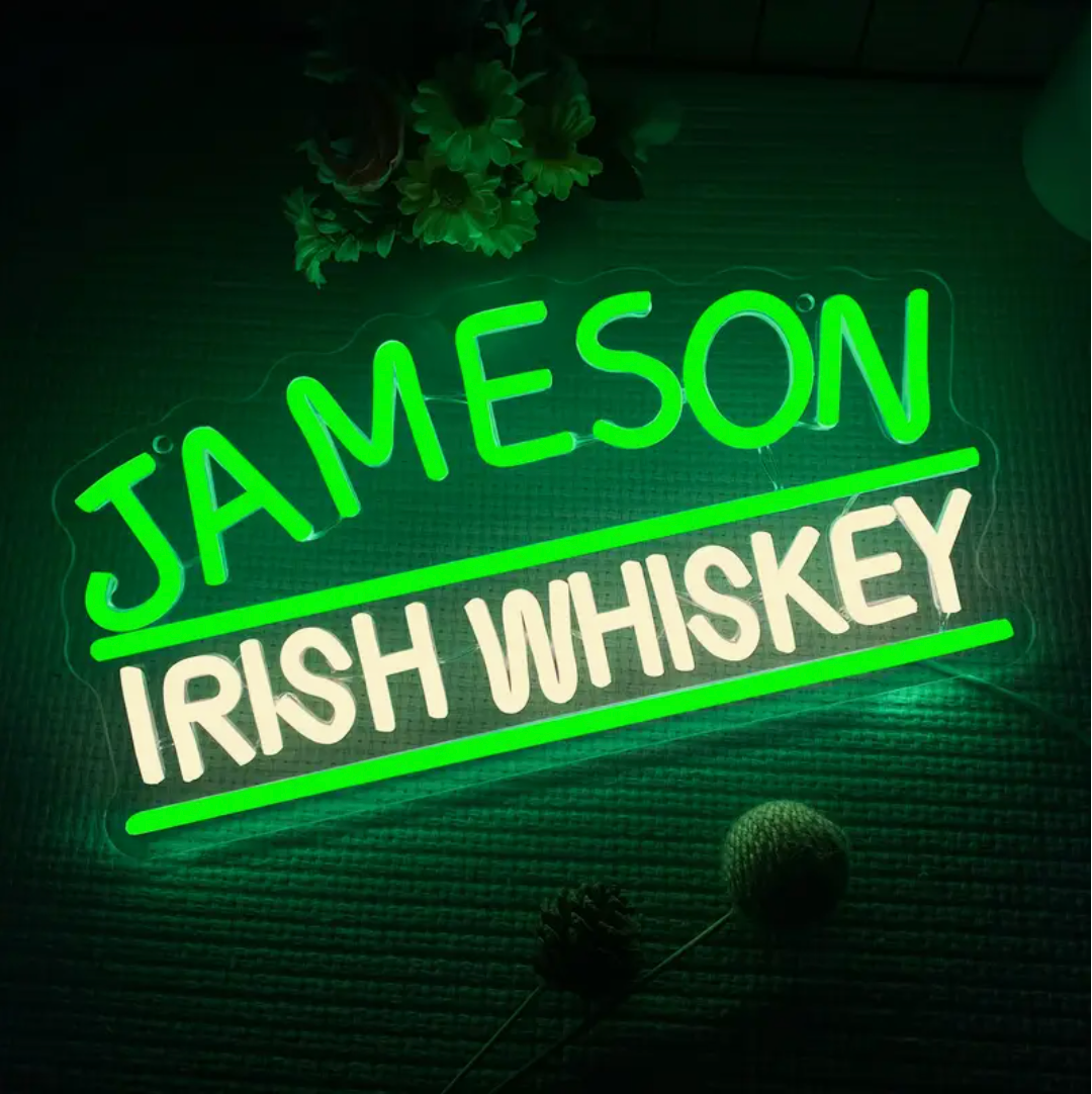 Jameson Irish Whiskey LED Neon Sign